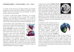 fernando ba&ntilde;os / cuatro series / 2012 / 2016