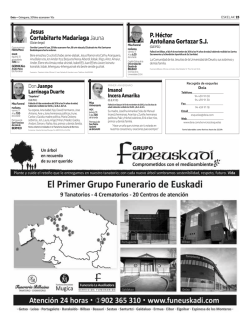 Esquelas 10 de noviembre de 2016