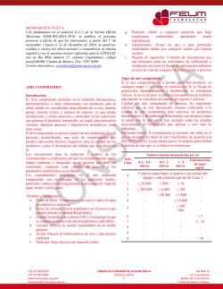 Aire comprimido - Farmacopea de los Estados Unidos Mexicanos