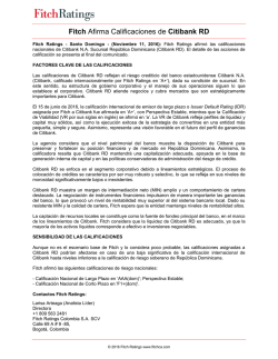 AAA(dom) - Fitch Ratings Centroam&eacute;rica y Rep&uacute;blica Dominicana