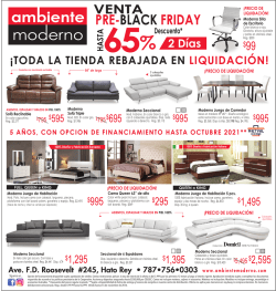 pre-black friday - Ambiente Moderno