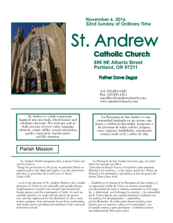 The Bulletin - St. Andrew Catholic Church