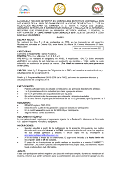 LA ESCUELA T&Eacute;CNICO DEPORTIVA DE GIMNASIA DEL