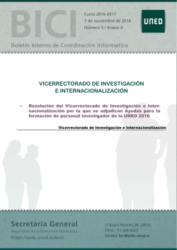 vicerrectorado de investigaci&oacute;n e internacionalizaci&oacute;n