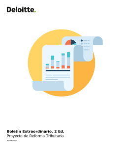 Bolet&iacute;n Extraordinario. 2 Ed. Proyecto de Reforma Tributaria