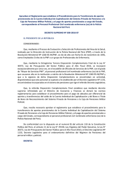 Aprueban el Reglamento que establece el Procedimiento para