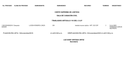 CORTE SUPREMA DE JUSTICIA SALA DE CASACI&Oacute;N CIVIL