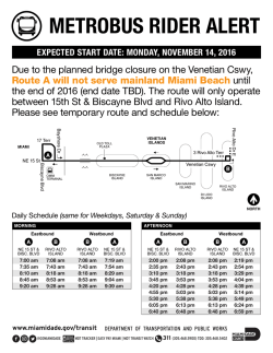 Rt A Bridge Detour Notice