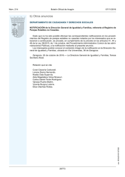 Registro - Boletin Oficial de Arag&oacute;n