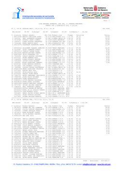Liga Navarra de Promesas, XXX JDN, 1&ordf; Jornada Benjam&iacute;n