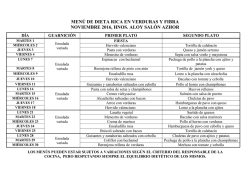 MEN&Uacute; DE DIETA RICA EN VERDURAS Y FIBRA, ABRIL 2010,