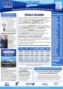 noviembre - Sindicato de Empleados de Comercio de San Pedro