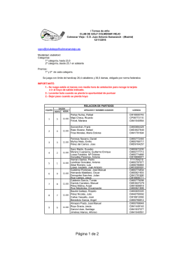 P&aacute;gina 1 de 2 - Club Golf Colmenar Viejo