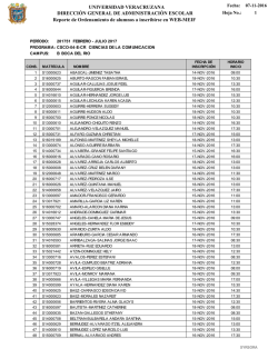 escolarizado - Universidad Veracruzana
