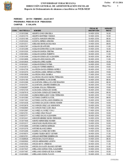escolarizado - Universidad Veracruzana