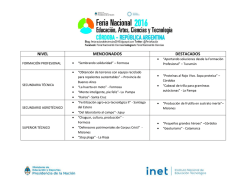 NIVEL MENCIONADOS DESTACADOS