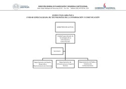 estructura org&aacute;nica unidad especializada de tecnolog&iacute;as de la