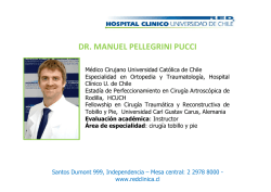 dr. manuel pellegrini pucci - Hospital Cl&iacute;nico Universidad de Chile