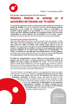 se sumerge en el narcotr&aacute;fico del Estrecho de Gibraltar