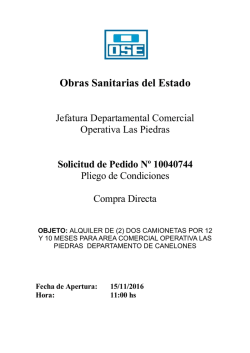 Descargar Licitaci&oacute;n o Llamado