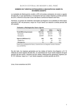 BANCO CENTRAL DE RESERVA DEL PER&Uacute;