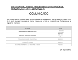 comunicado