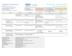 Printable November SDP Calendar