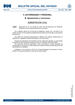 Disposici&oacute;n 10381 del BOE n&uacute;m. 272 de 2016