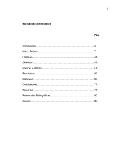 Tabla de contenido godoy