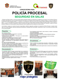 polic&iacute;a procesal - Gobierno del Estado de M&eacute;xico