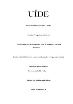 Universidad Internacional Del Ecuador Facultad De Ingenier&iacute;a
