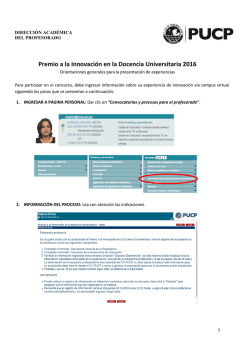 Orientaciones generales para la inscripci&oacute;n