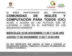 comunidad de ingl&eacute;s y computaci&oacute;n para todos (cic)