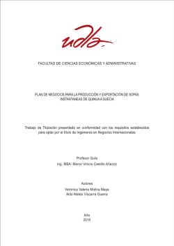 facultad de ciencias econ&oacute;micas y administrativas plan de negocios