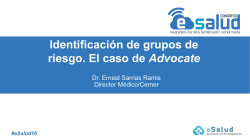 Identificaci&oacute;n de sectores de poblaci&oacute;n en riesgo