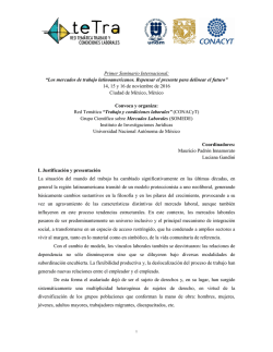 Descargar el programa en PDF - teTra &ndash; Red Tem&aacute;tica &ldquo;Trabajo y