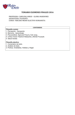 TEMARIO EX&Aacute;MENES FINALES 2016