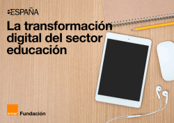 La transformaci&oacute;n digital del sector educaci&oacute;n