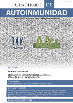 EL COMPLEMENTO EN LAS ENFERMEDADES