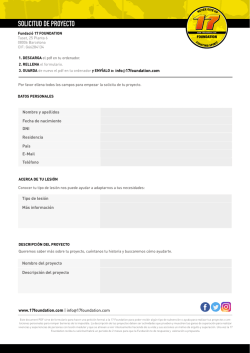 solicitud de proyecto