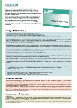 gefitinib - Confederaci&oacute;n Farmac&eacute;utica Argentina