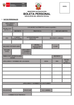 boleta personal