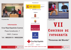 Folleto informativo del concurso