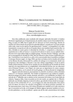 Brill`s companion to Aphrodite