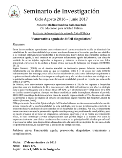 Seminario de Investigaci&oacute;n