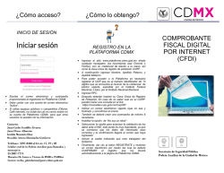COMPROBANTE FISCAL DIGITAL POR INTERNET (CFDI)
