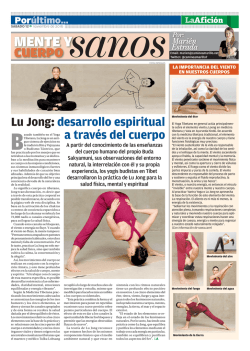 Lu Jong: desarrollo espiritual a trav&eacute;s del cuerpo