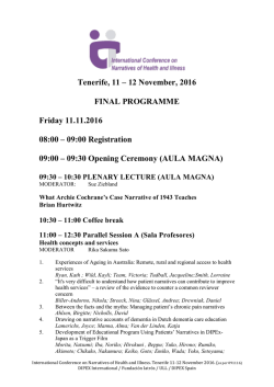 Programa Definitivo as 091116 - International Conference on