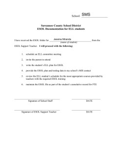 ELL Committee Forms (Exit-LF) - Suwannee County School District