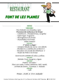 FONT DE LES PLANES